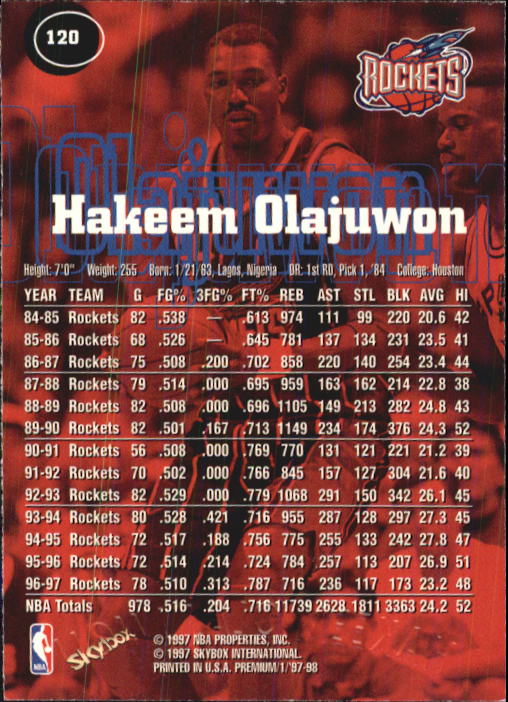 1997-98 SkyBox Premium Basketball Card Pick - Picture 151 of 357