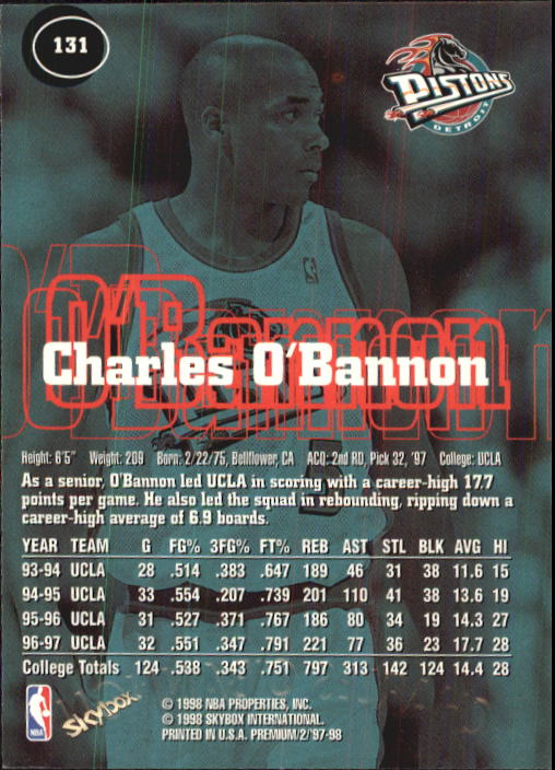 1997-98 SkyBox Premium Basketball Card Pick - Picture 169 of 357