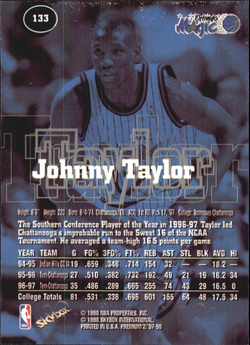 1997-98 SkyBox Premium Basketball Card Pick - Picture 173 of 357