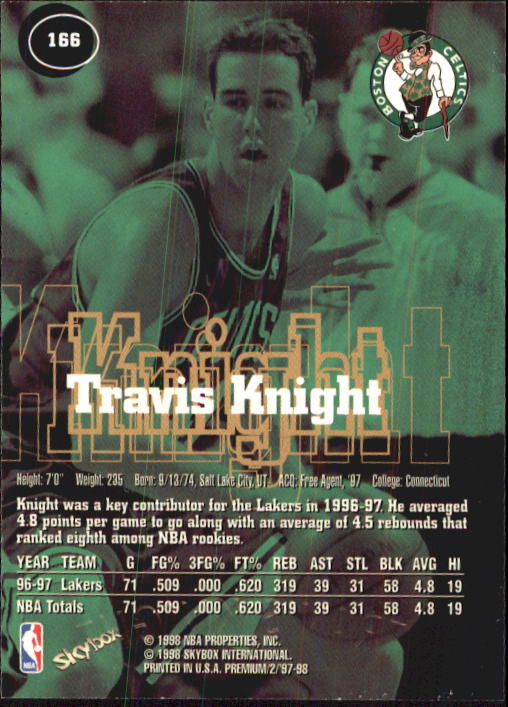 1997-98 SkyBox Premium Basketball Card Pick - Picture 239 of 357