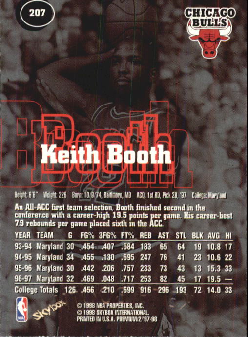 1997-98 SkyBox Premium Basketball Card Pick - Picture 319 of 357