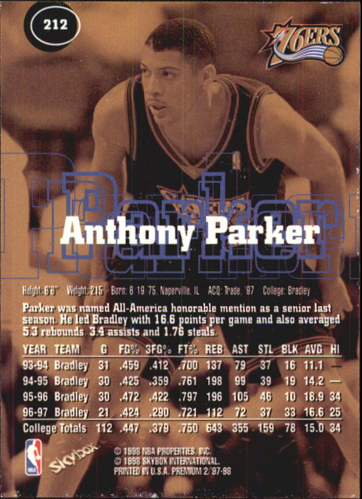 1997-98 SkyBox Premium Basketball Card Pick - Picture 329 of 357