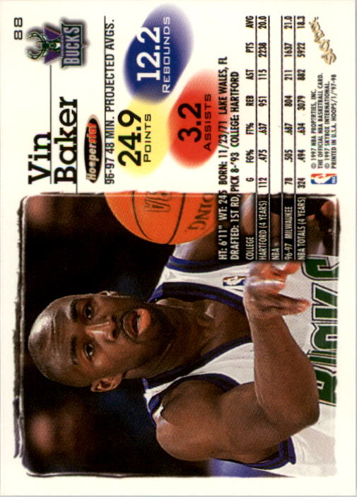 B2128- 1997-98 Hoops Basketball #s 1-250 +Rookies -You Pick- 15+ FREE US SHIP - Picture 159 of 401