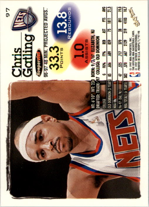 B2128- 1997-98 Hoops Basketball #s 1-250 +Rookies -You Pick- 15+ FREE US SHIP - Picture 177 of 401
