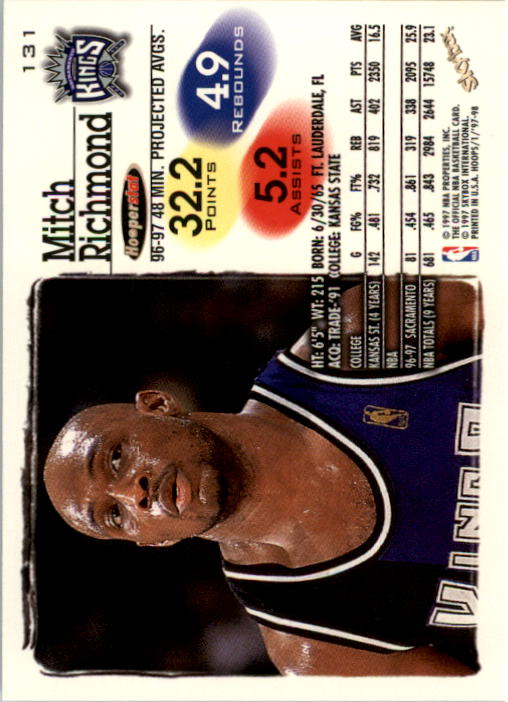 B2128- 1997-98 Hoops Basketball #s 1-250 +Rookies -You Pick- 15+ FREE US SHIP - Picture 241 of 401