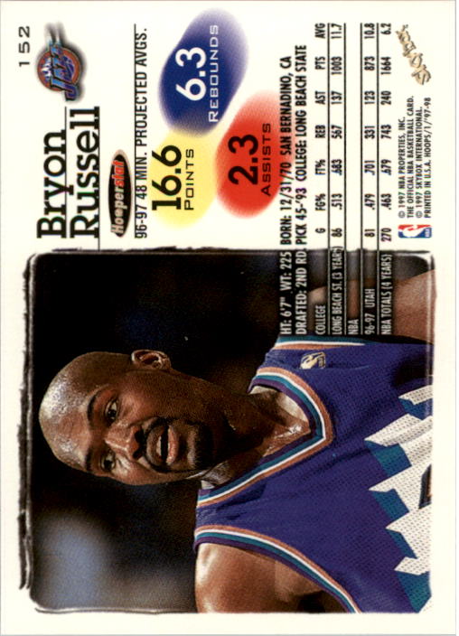 B2128- 1997-98 Hoops Basketball #s 1-250 +Rookies -You Pick- 15+ FREE US SHIP - Picture 281 of 401