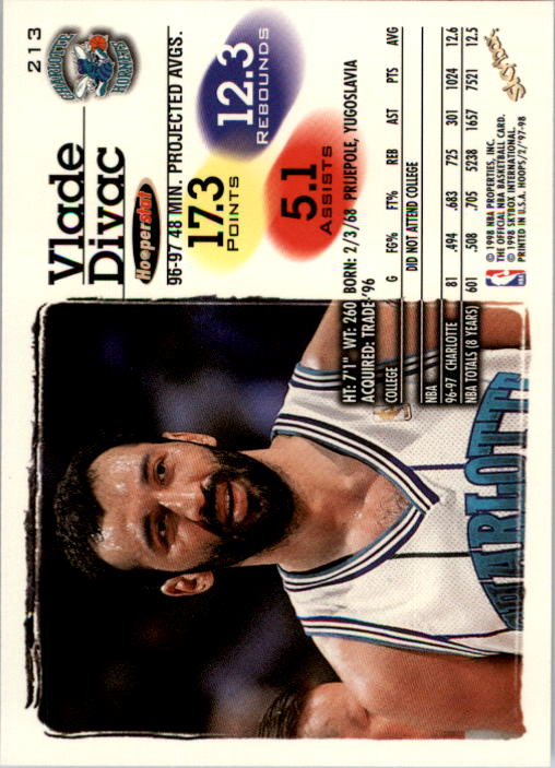 B2128- 1997-98 Hoops Basketball #s 1-250 +Rookies -You Pick- 15+ FREE US SHIP - Picture 335 of 401