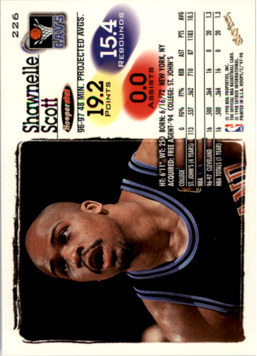 B2128- 1997-98 Hoops Basketball #s 1-250 +Rookies -You Pick- 15+ FREE US SHIP - Picture 357 of 401