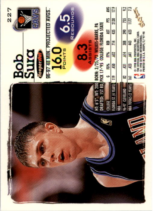 B2128- 1997-98 Hoops Basketball #s 1-250 +Rookies -You Pick- 15+ FREE US SHIP - Picture 359 of 401