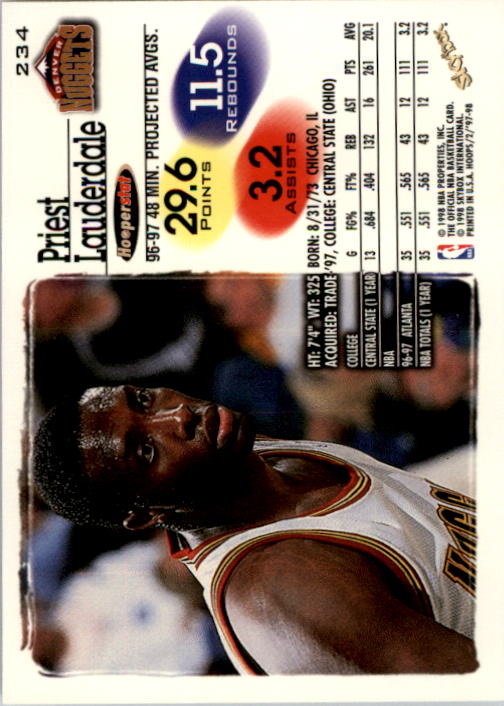 B2128- 1997-98 Hoops Basketball #s 1-250 +Rookies -You Pick- 15+ FREE US SHIP - Picture 371 of 401