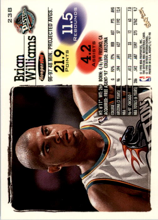 B2128- 1997-98 Hoops Basketball #s 1-250 +Rookies -You Pick- 15+ FREE US SHIP - Picture 379 of 401