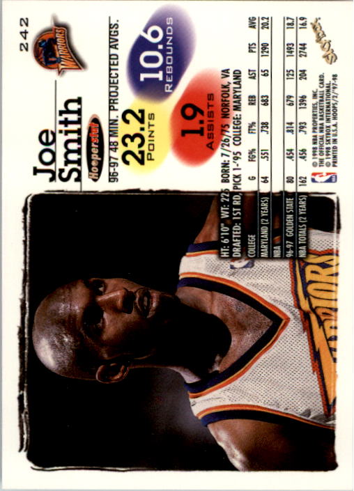 B2128- 1997-98 Hoops Basketball #s 1-250 +Rookies -You Pick- 15+ FREE US SHIP - Picture 387 of 401