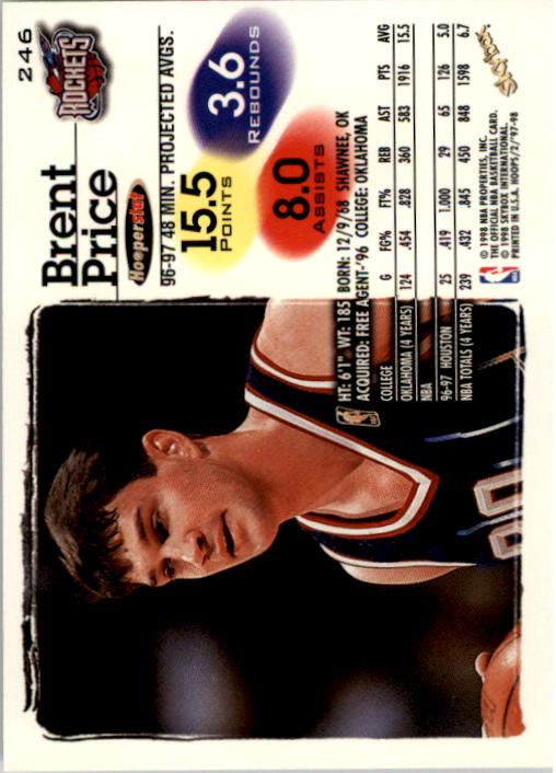 B2128- 1997-98 Hoops Basketball #s 1-250 +Rookies -You Pick- 15+ FREE US SHIP - Picture 393 of 401