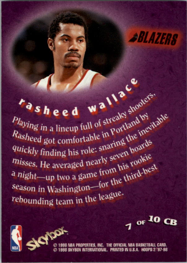 1997/1998 Hoops Basketball "Insert" Cards - Picture 11 of 60