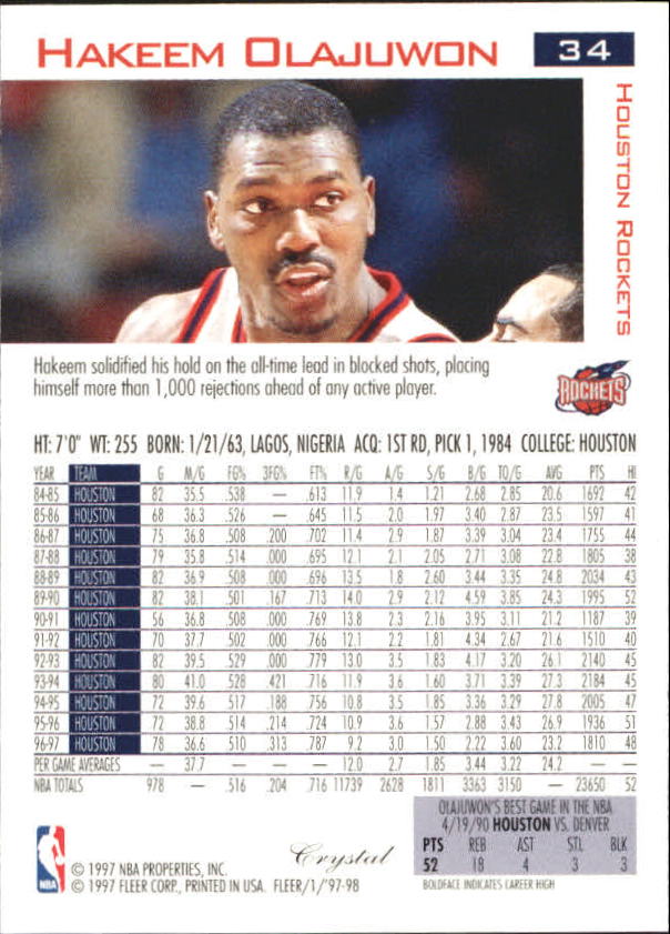 1997/1998 Fleer Basketball Part 2 Parallel Cards - Picture 19 of 107