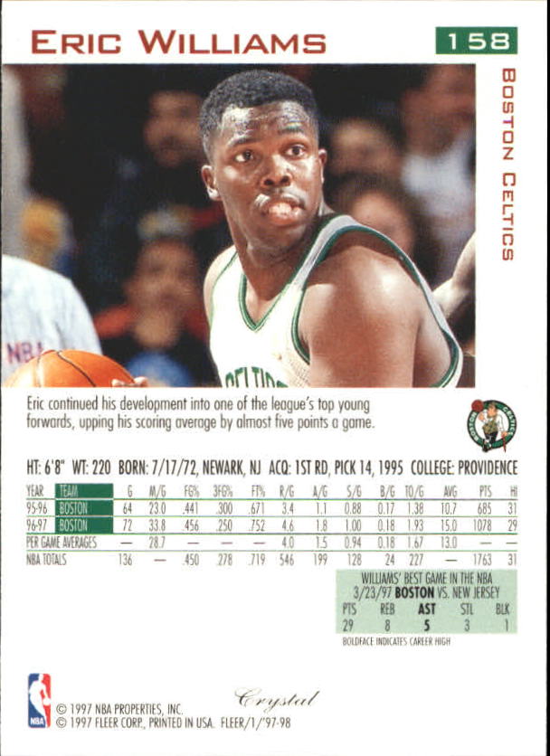 1997/1998 Fleer Basketball Part 2 Parallel Cards - Picture 81 of 107