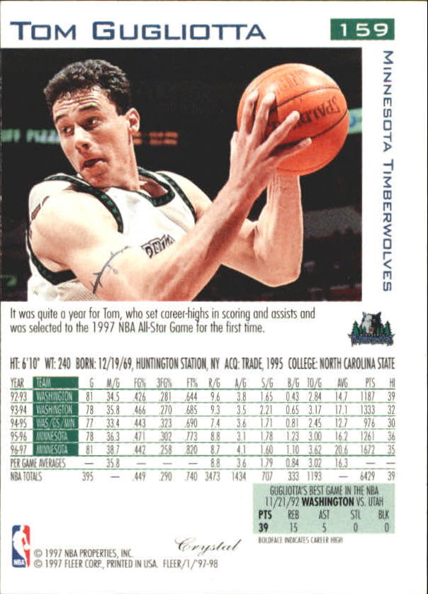 1997/1998 Fleer Basketball Part 2 Parallel Cards - Picture 83 of 107