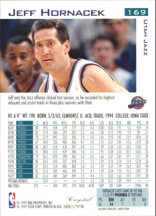 1997/1998 Fleer Basketball Part 2 Parallel Cards - Picture 87 of 107