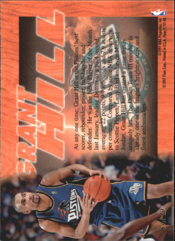 1997/1998 Fleer Basketball Part 3 Insert Cards - Picture 13 of 194