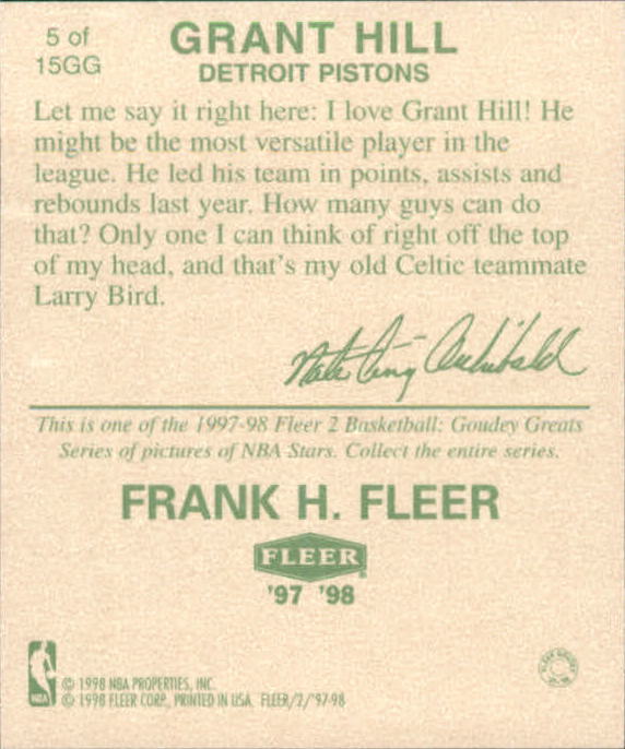 1997/1998 Fleer Basketball Part 3 Insert Cards - Picture 35 of 194