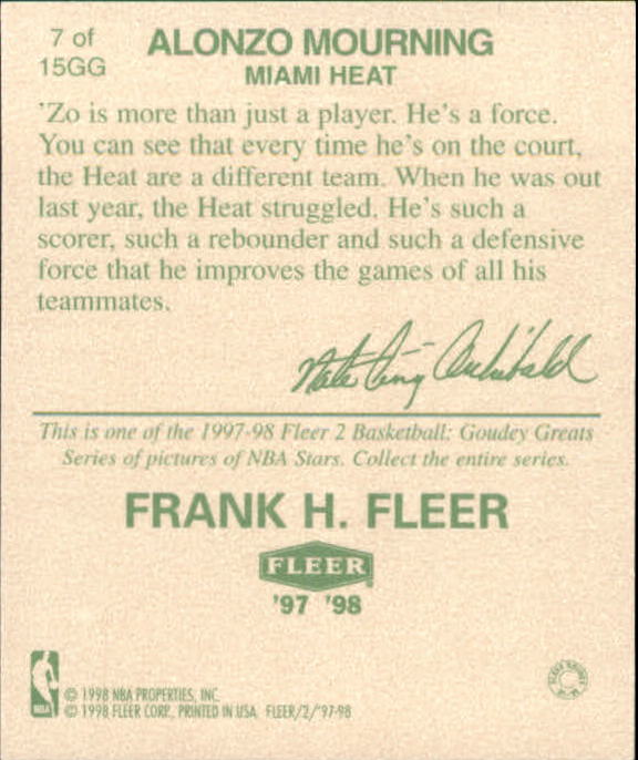 1997/1998 Fleer Basketball Part 3 Insert Cards - Picture 39 of 194