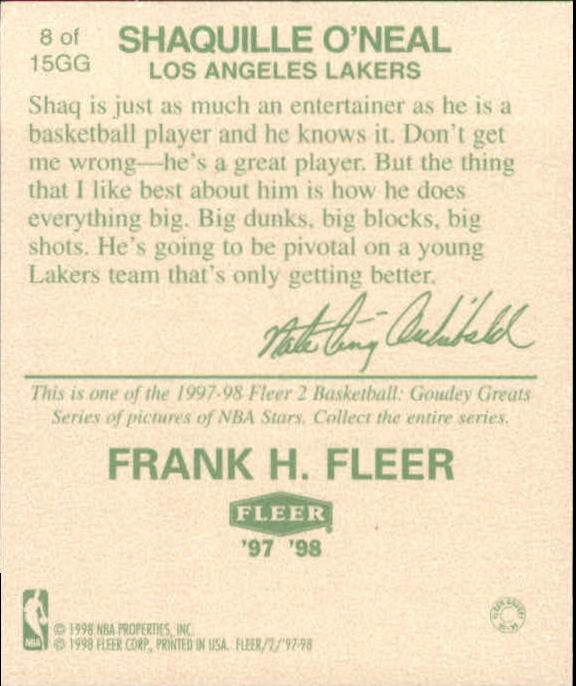 1997/1998 Fleer Basketball Part 3 Insert Cards - Picture 41 of 194