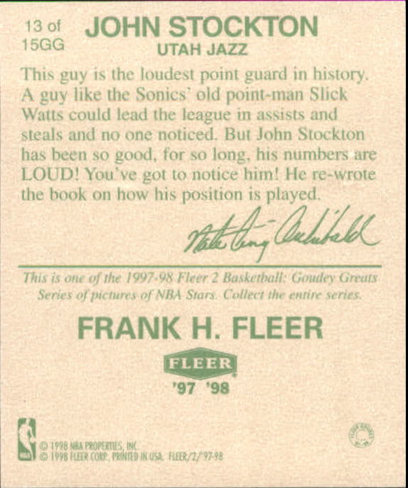 1997/1998 Fleer Basketball Part 3 Insert Cards - Picture 45 of 194