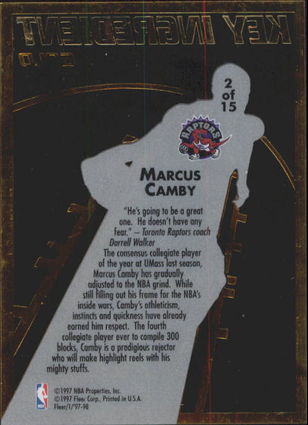 1997/1998 Fleer Basketball Part 3 Insert Cards - Picture 59 of 194