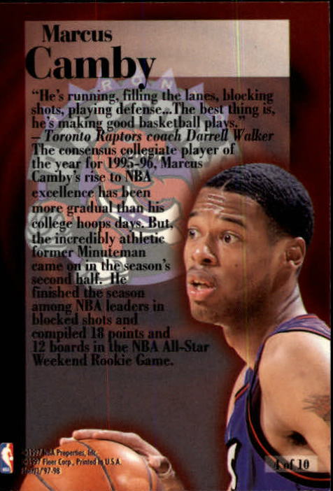 1997/1998 Fleer Basketball Part 3 Insert Cards - Picture 165 of 194