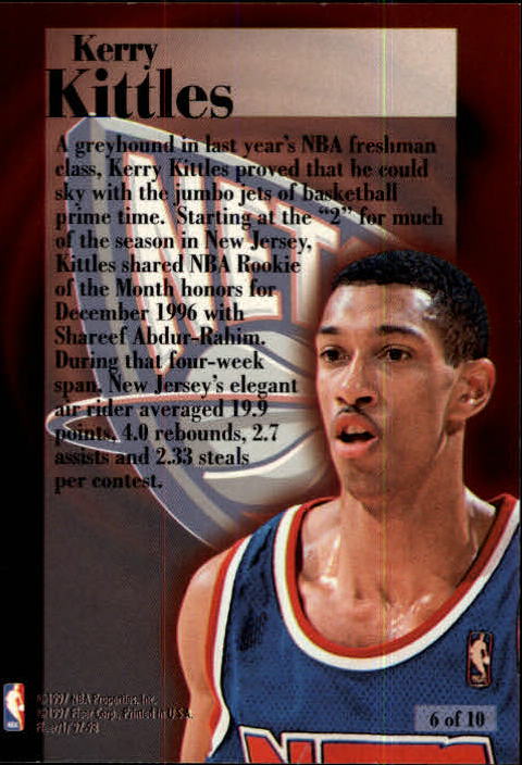 1997/1998 Fleer Basketball Part 3 Insert Cards - Picture 169 of 194