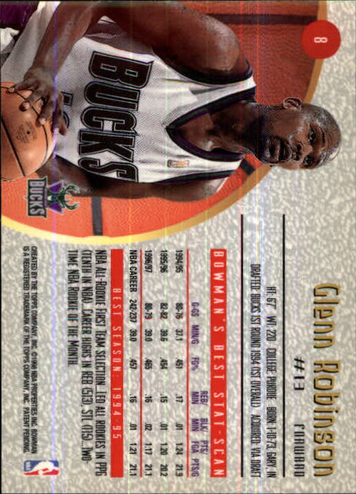thumbnail 5  - 1997-98 Bowman&#039;s Best Basketball Card Pick