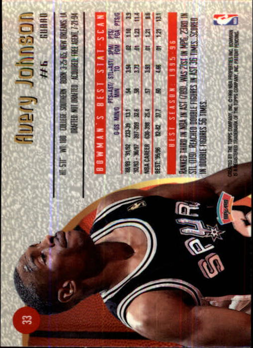 thumbnail 27  - 1997-98 Bowman&#039;s Best Basketball Card Pick