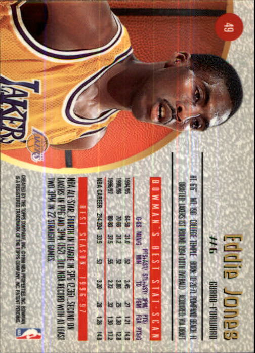 thumbnail 39  - 1997-98 Bowman&#039;s Best Basketball Card Pick