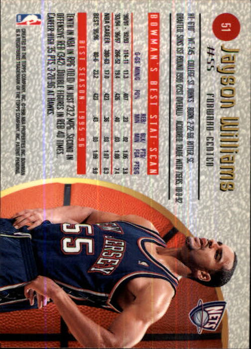 thumbnail 41  - 1997-98 Bowman&#039;s Best Basketball Card Pick