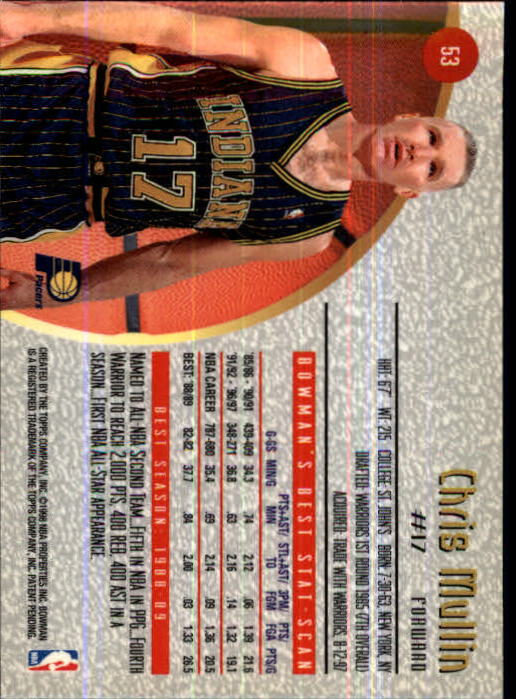 thumbnail 45  - 1997-98 Bowman&#039;s Best Basketball Card Pick
