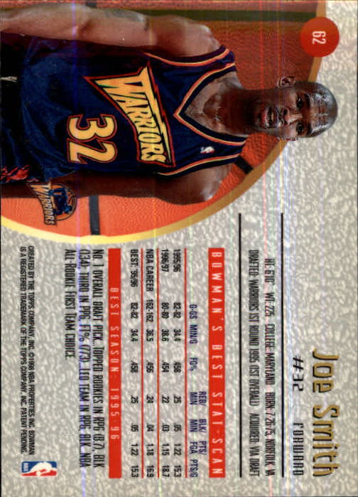 thumbnail 47  - 1997-98 Bowman&#039;s Best Basketball Card Pick