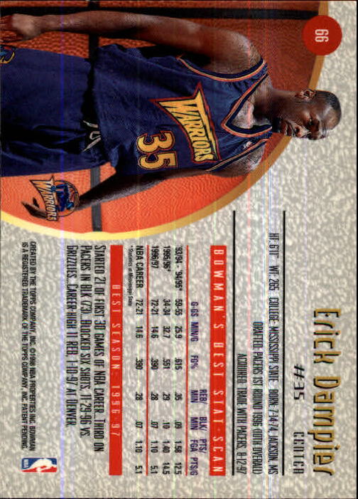 thumbnail 51  - 1997-98 Bowman&#039;s Best Basketball Card Pick