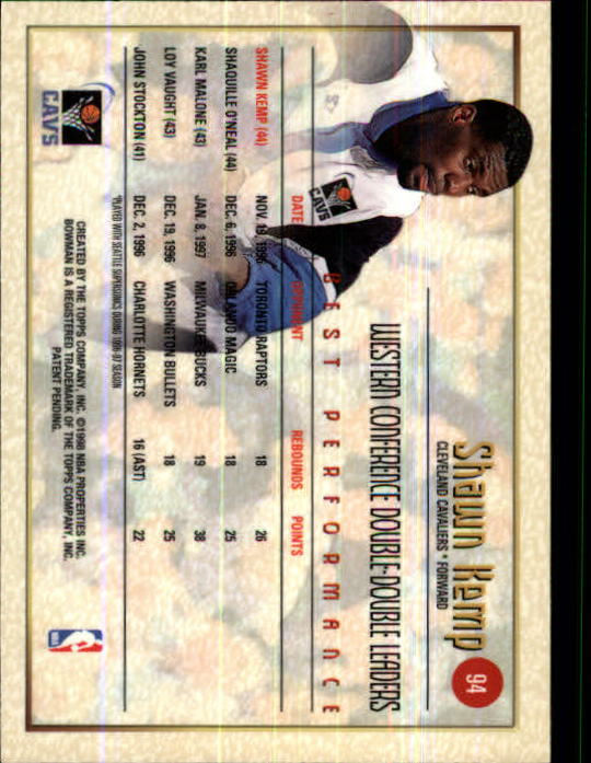 thumbnail 73  - 1997-98 Bowman&#039;s Best Basketball Card Pick
