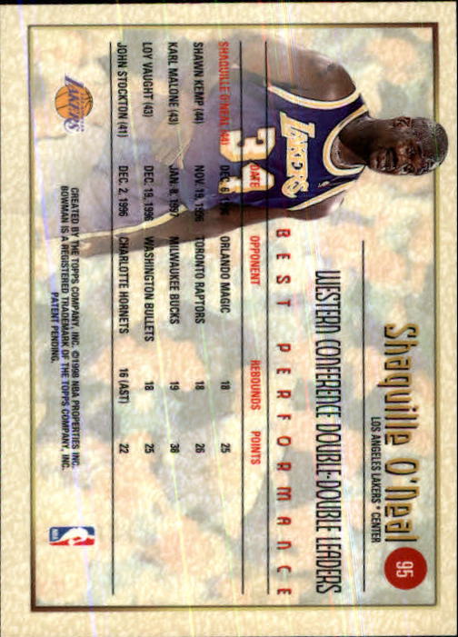 thumbnail 75  - 1997-98 Bowman&#039;s Best Basketball Card Pick