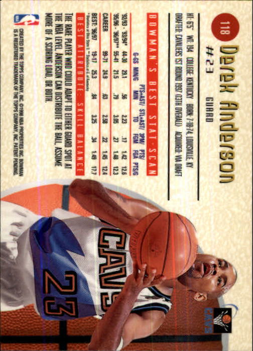 thumbnail 95  - 1997-98 Bowman&#039;s Best Basketball Card Pick