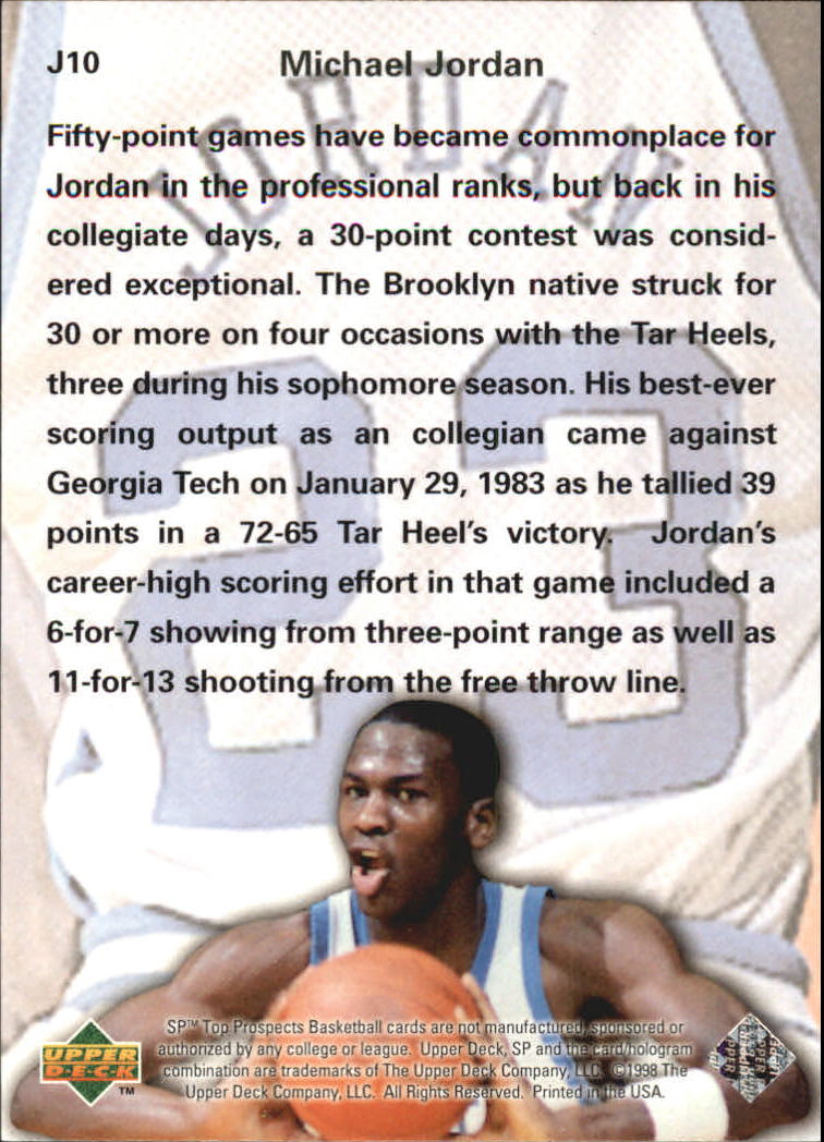1998 SP Top Prospects (Upper Deck) Basketball - Picture 35 of 47