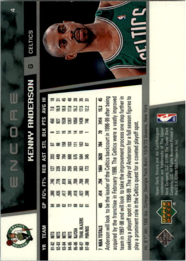 1998/1999 Encore (Upper Deck) Basketball - Picture 9 of 297