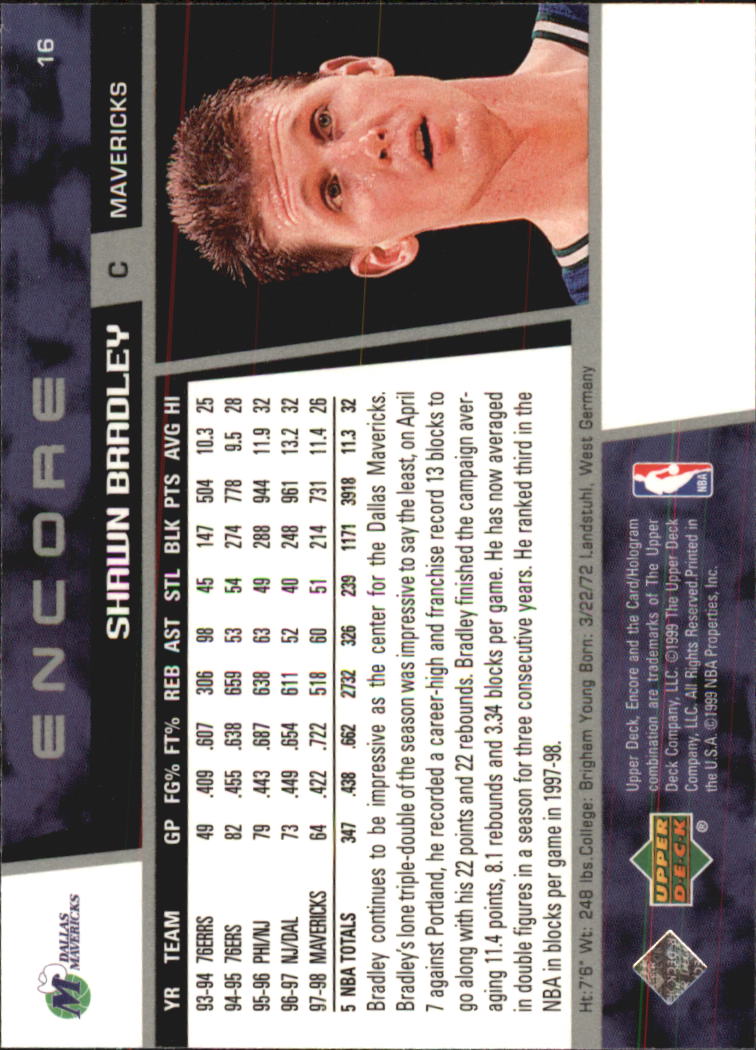 1998/1999 Encore (Upper Deck) Basketball - Picture 33 of 297