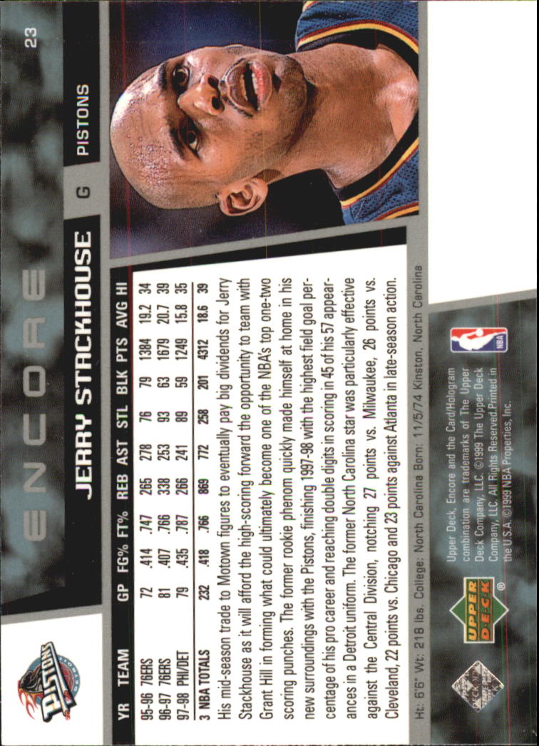 1998/1999 Encore (Upper Deck) Basketball - Picture 47 of 297