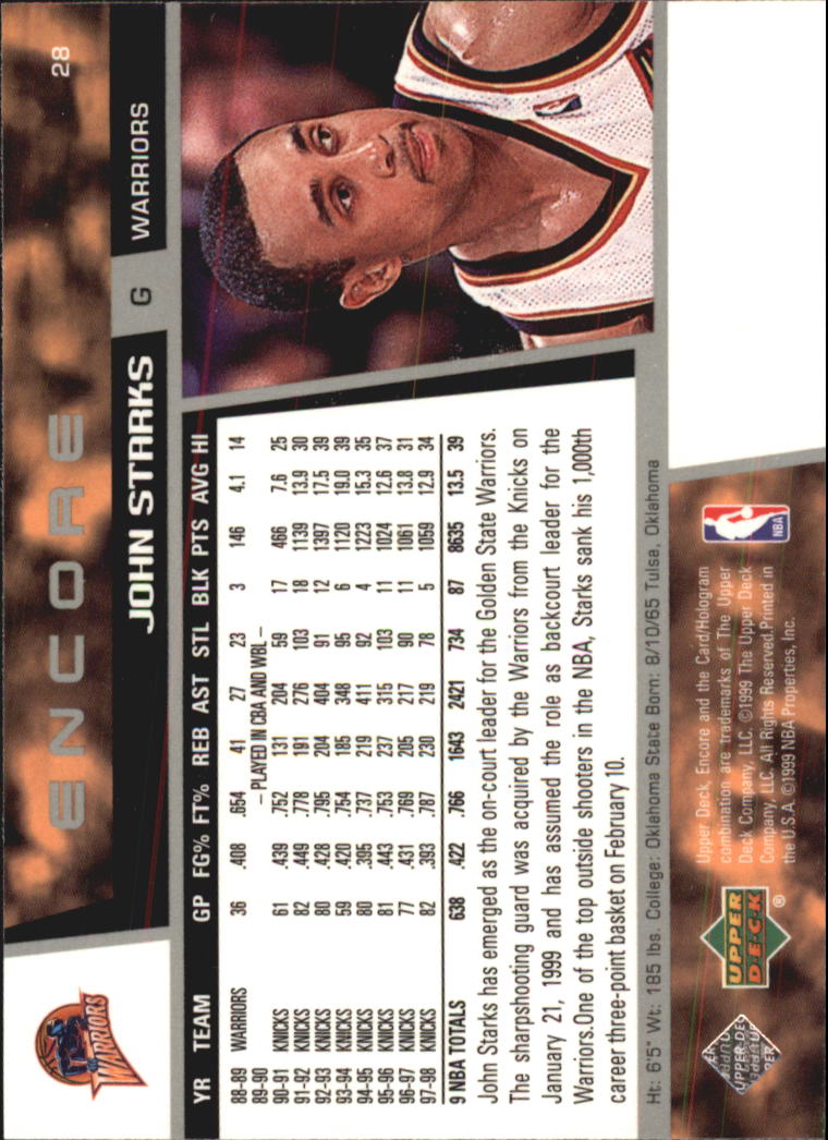 1998/1999 Encore (Upper Deck) Basketball - Picture 57 of 297