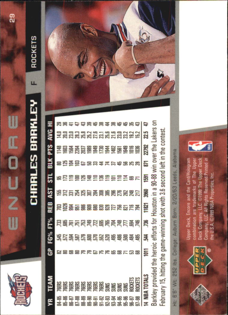 1998/1999 Encore (Upper Deck) Basketball - Picture 59 of 297