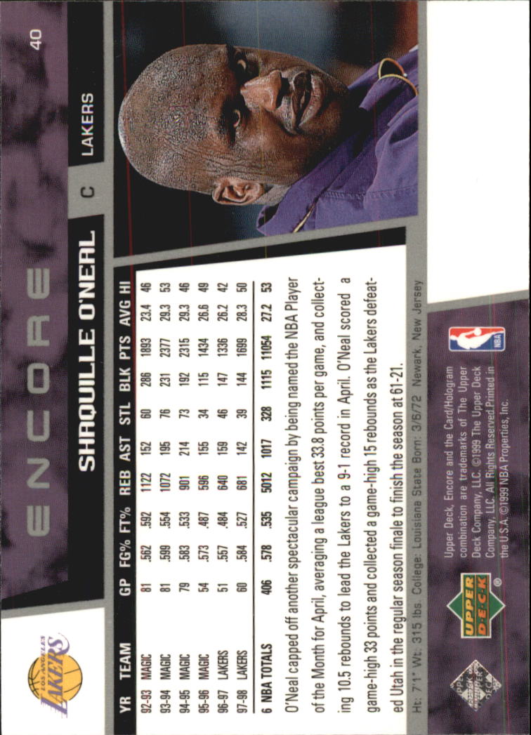1998/1999 Encore (Upper Deck) Basketball - Picture 81 of 297