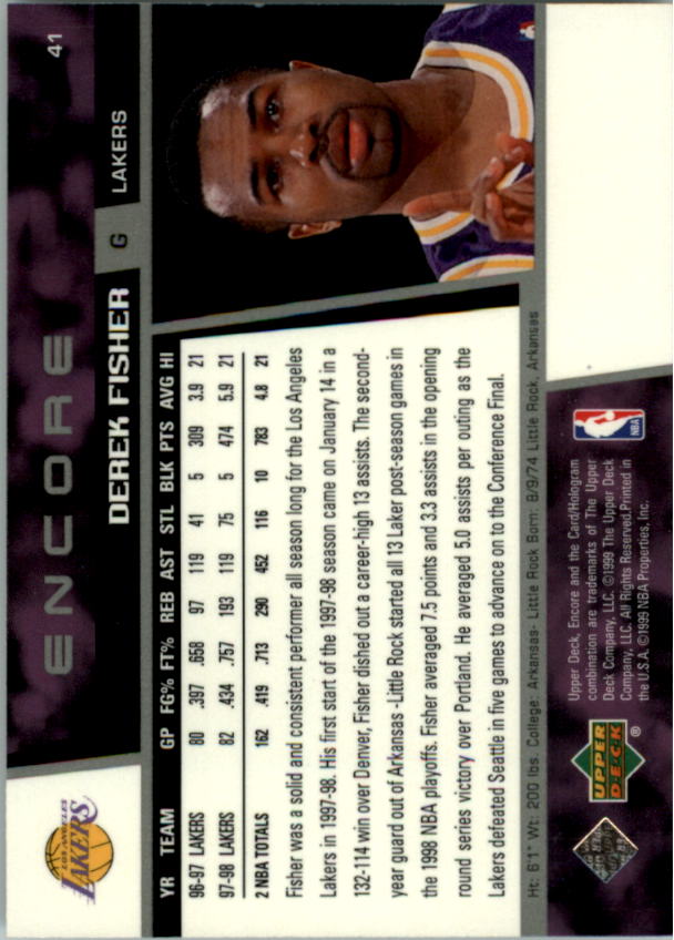1998/1999 Encore (Upper Deck) Basketball - Picture 83 of 297