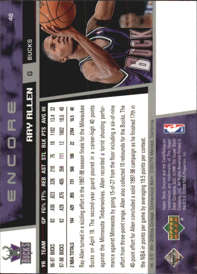 1998/1999 Encore (Upper Deck) Basketball - Picture 93 of 297