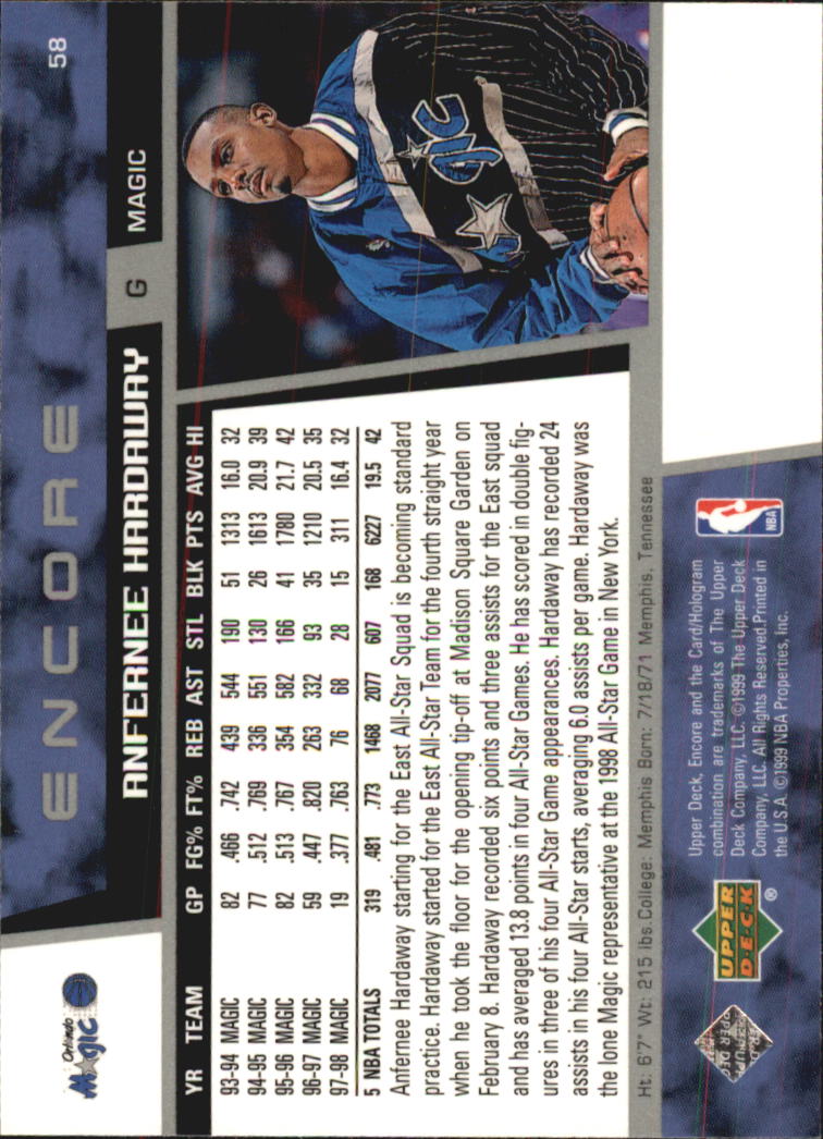 1998/1999 Encore (Upper Deck) Basketball - Picture 117 of 297